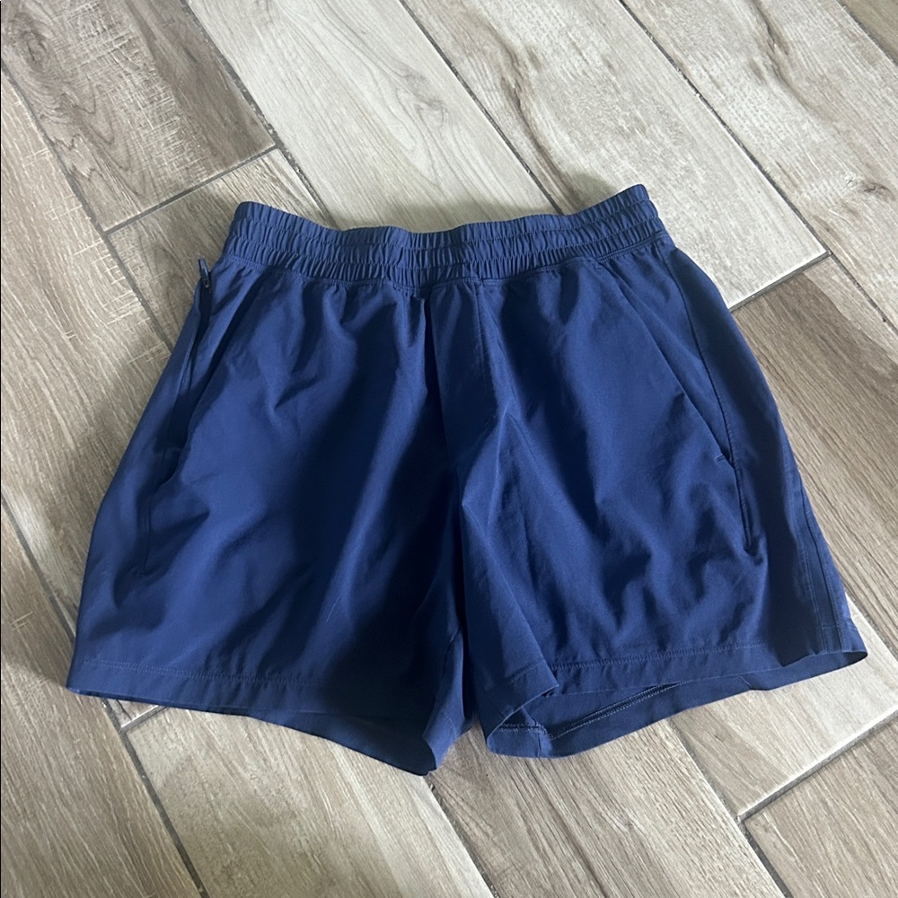 Lululemon Navy Blue Athletic Shorts